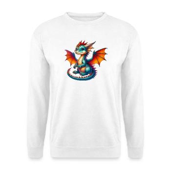 Dragon - Unisex Sweatshirt - white - Front