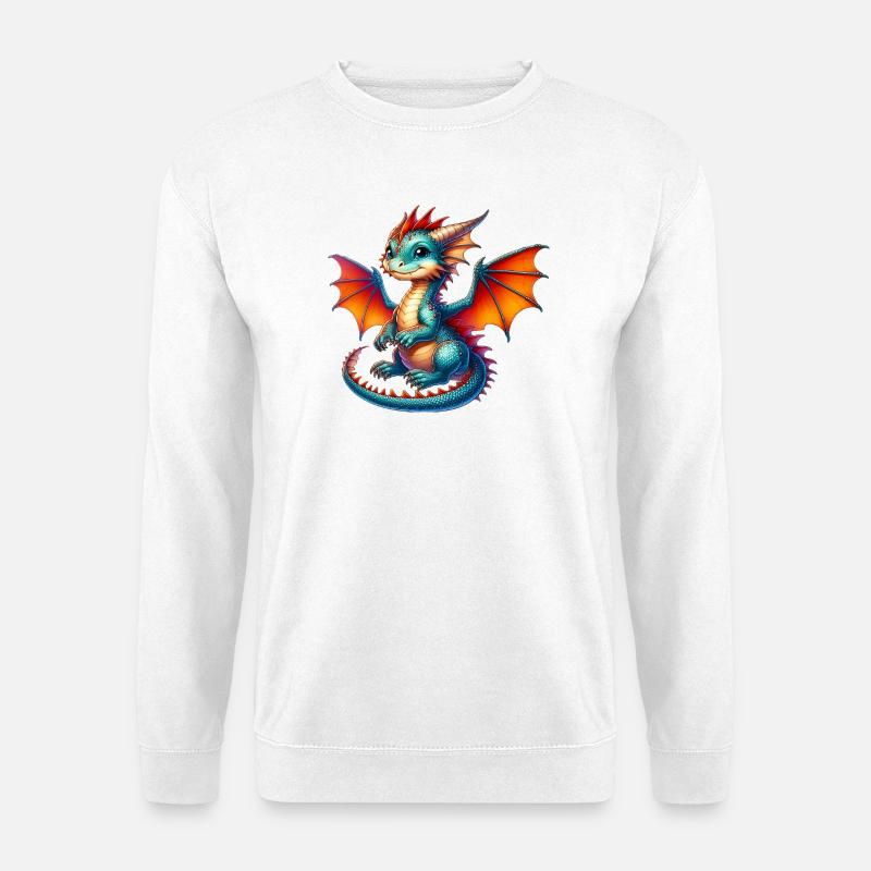 Dragon - Unisex Sweatshirt - white