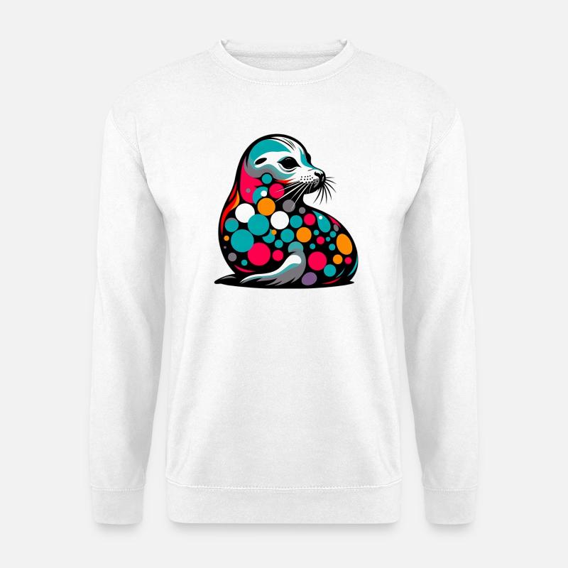 Foca - Felpa unisex - bianco
