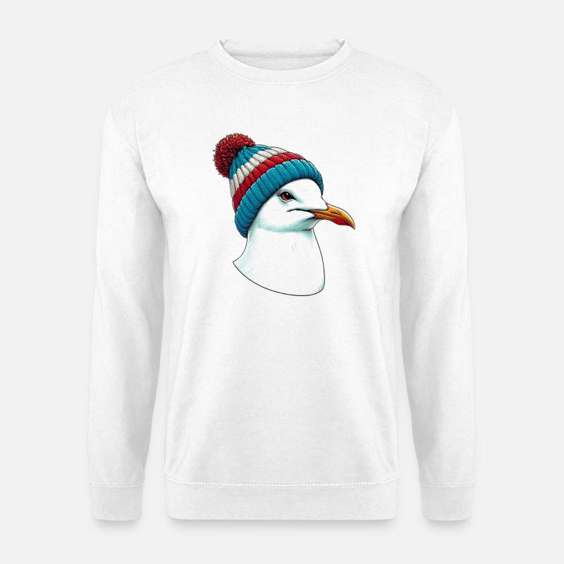 Möwe - Unisex Pullover - Weiß