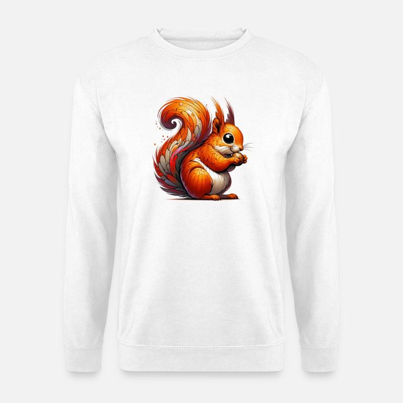 Squirrel - Unisex Sweatshirt - white