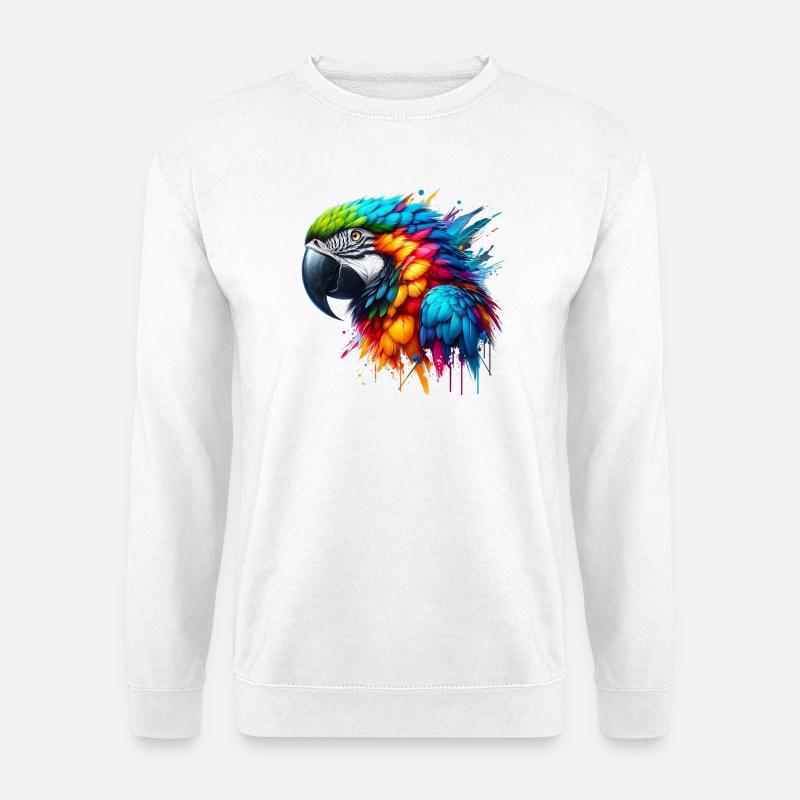 Parrot - Unisex Sweatshirt - white