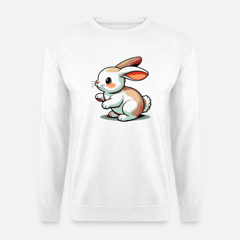 Kaninchen - Unisex Pullover - Weiß