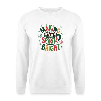 Herstellung von Spirituosen Bright Cocoa - Unisex Pullover - Weiß - Vorne
