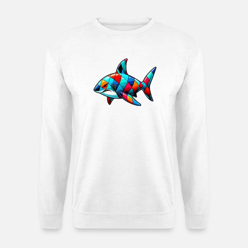 Hai - Unisex Pullover - Weiß