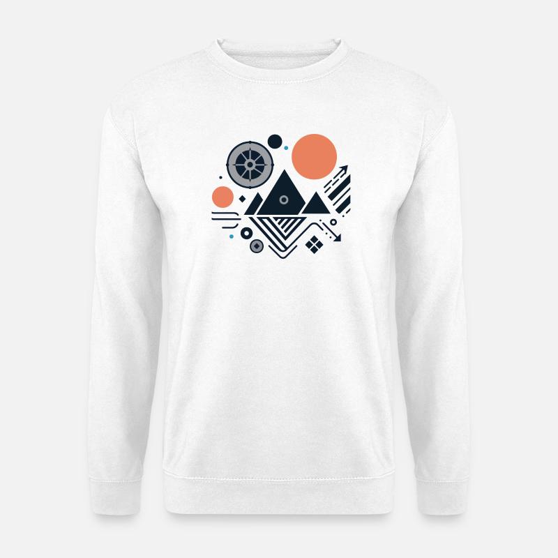 Gebirge - Unisex Pullover - Weiß