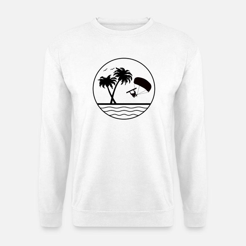 Kite Dreams by the Sea - Unisex Pullover - Weiß