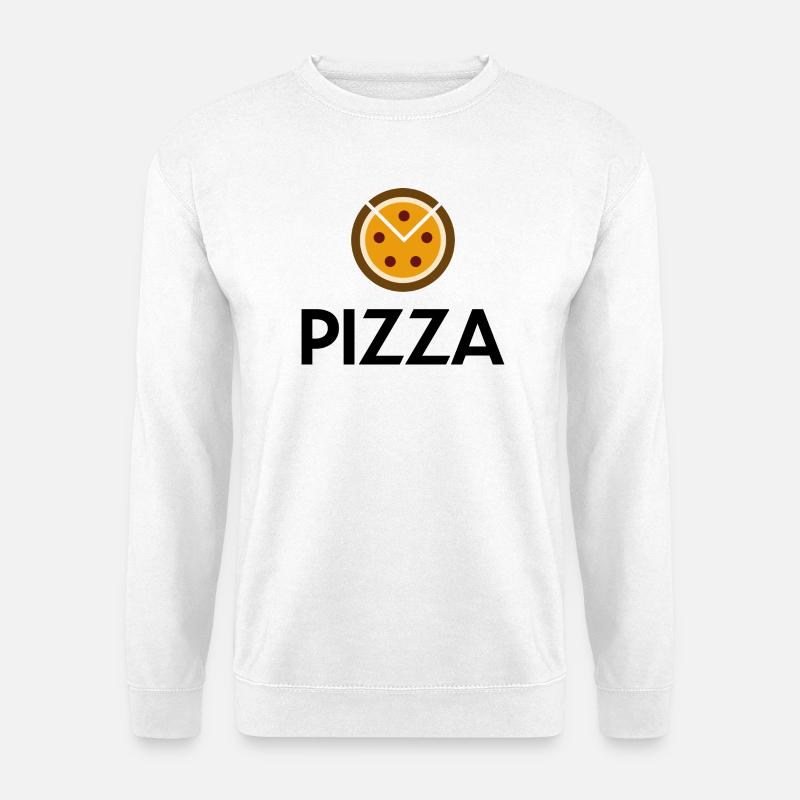 Pizza - Unisex Pullover - Weiß