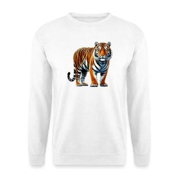 Tiger - Unisex Sweatshirt - white - Front