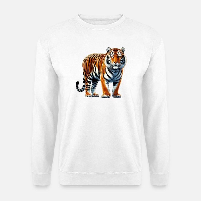 Tiger - Unisex Pullover - Weiß