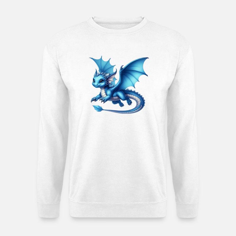 Dragon - Sweat-shirt Unisexe - blanc