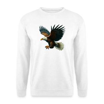 Eagle - Unisex Sweatshirt - white - Front