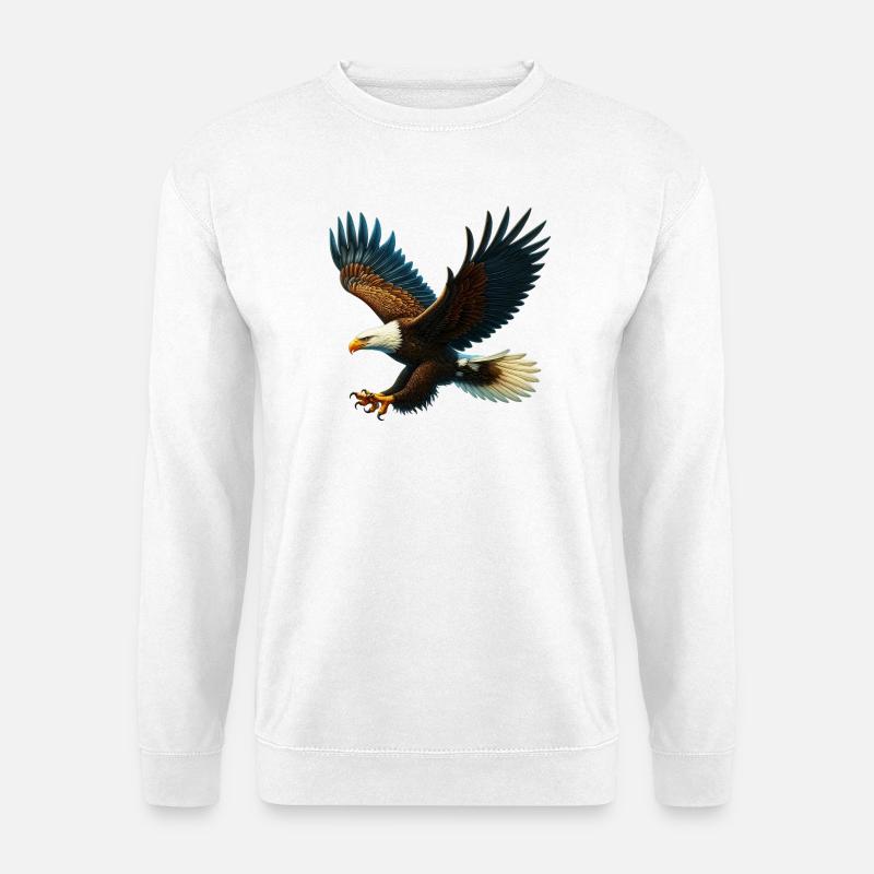 Adler - Unisex Pullover - Weiß