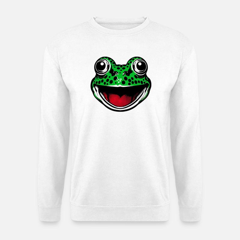 Frosch - Unisex Pullover - Weiß