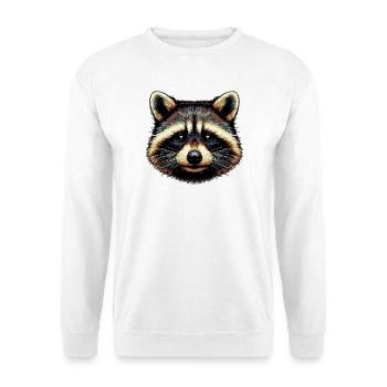 Raccoon - Unisex Sweatshirt - white - Front