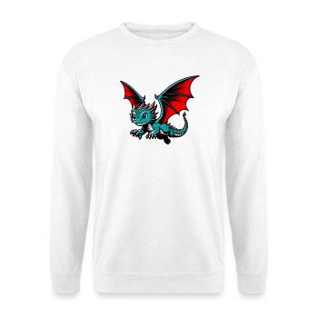 Dragon - Unisex Sweatshirt - white - Front