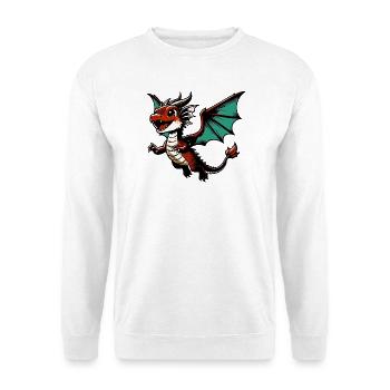 Dragon - Unisex Sweatshirt - white - Front