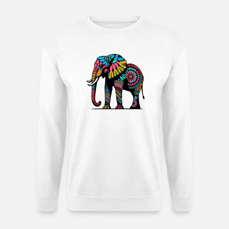 Elephant - Unisex Sweatshirt - white