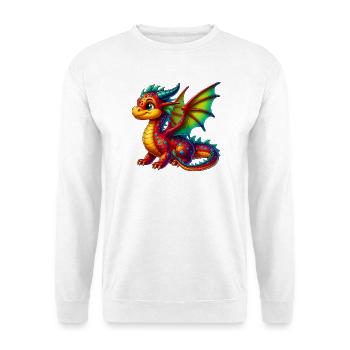 Dragon - Unisex Sweatshirt - white - Front