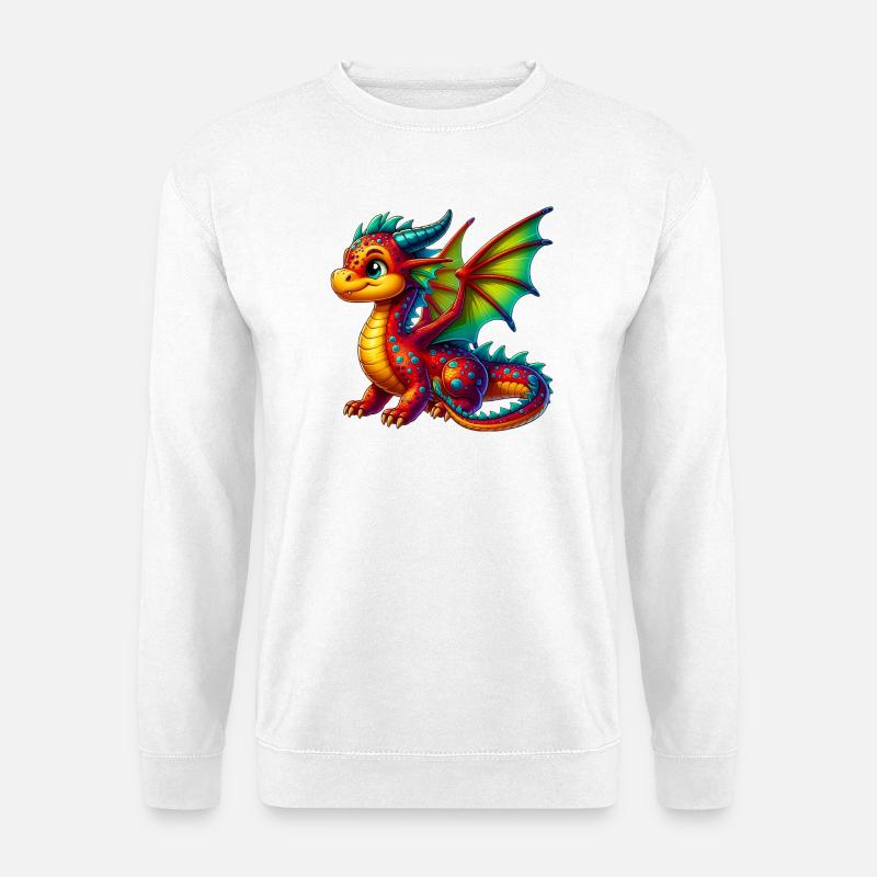 Dragon - Unisex Sweatshirt - white
