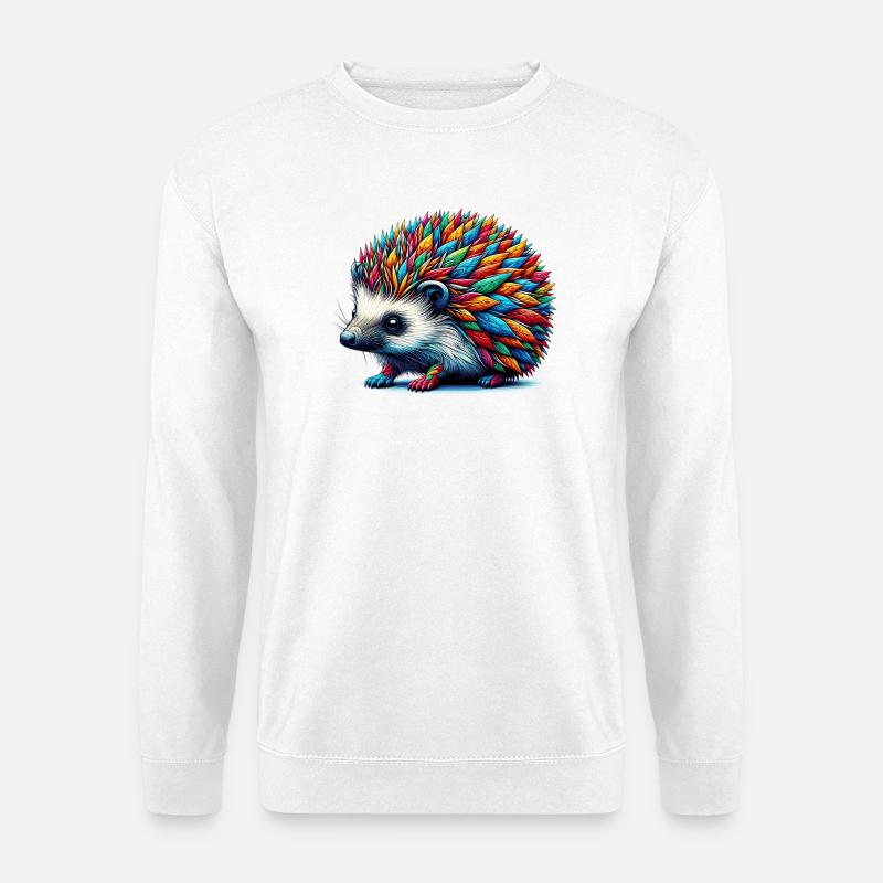 Igel - Unisex Pullover - Weiß