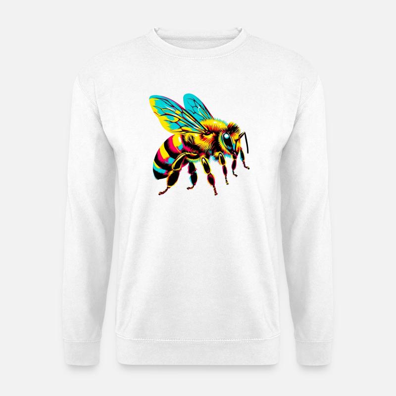 Biene - Unisex Pullover - Weiß