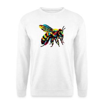 Biene - Unisex Pullover - Weiß - Vorne