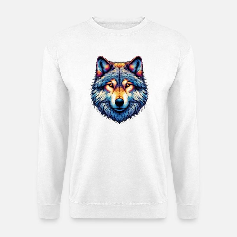 Wolf - Unisex Sweatshirt - white