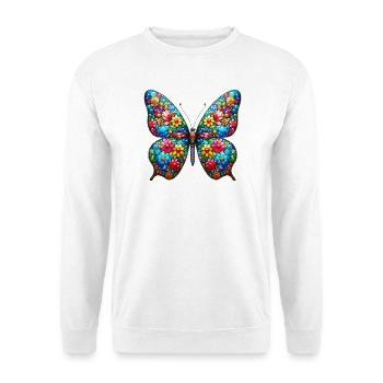 Butterfly - Unisex Sweatshirt - white - Front