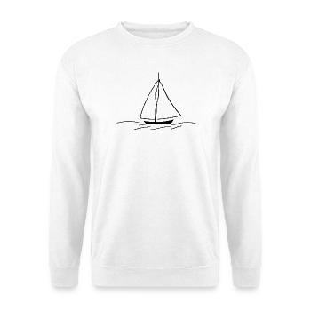 Sailboat 2 - Unisex Sweatshirt - white - Front