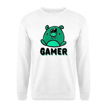 Nini Gamer - Unisex Sweatshirt - white - Front