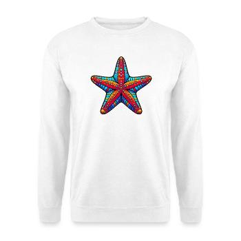 Seestern - Unisex Pullover - Weiß - Vorne