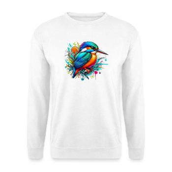 Martin-pêcheur - Sweat-shirt Unisexe - blanc - Devant