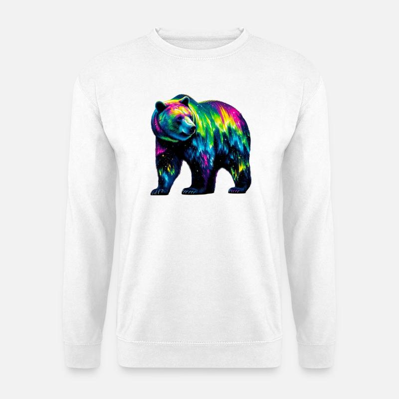Bär - Unisex Pullover - Weiß