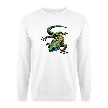 Gecko - Unisex Pullover - Weiß - Vorne