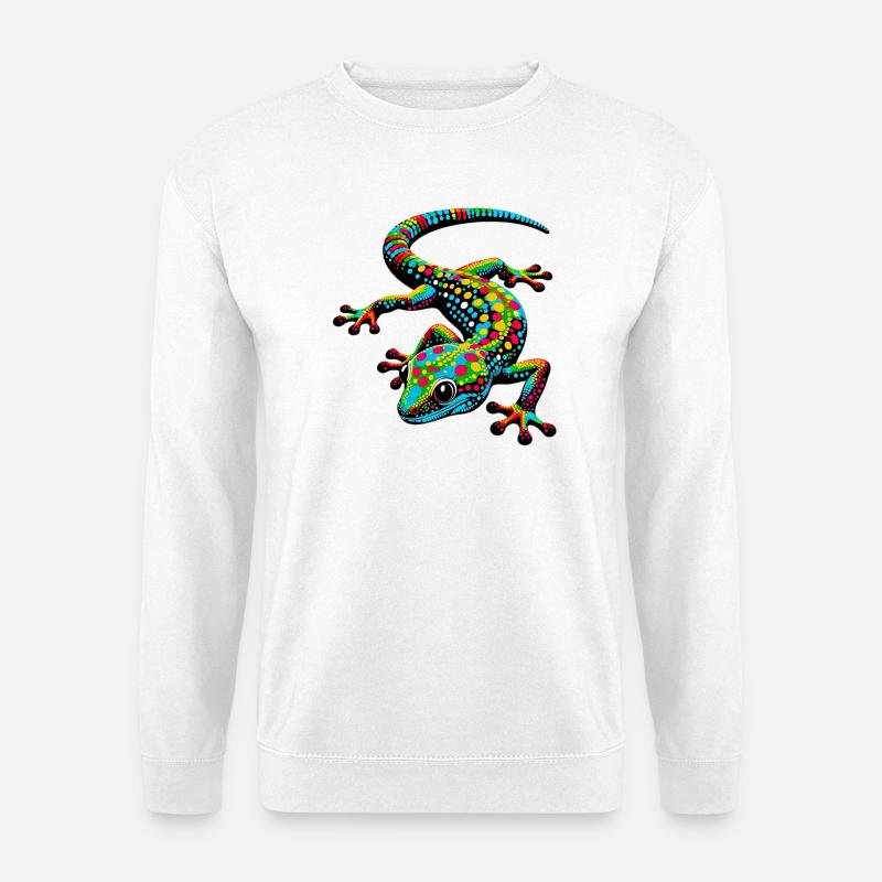 Gecko - Unisex Pullover - Weiß