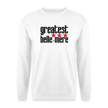Meilleure Belle-Mère du Monde - Sweat-shirt Unisexe - blanc - Devant