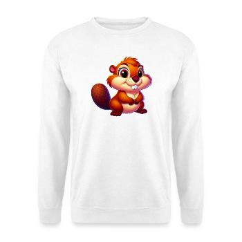 Bieber - Unisex Pullover - Weiß - Vorne