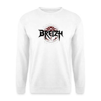 Breizh streetwear - Sweat-shirt Unisexe - blanc - Devant