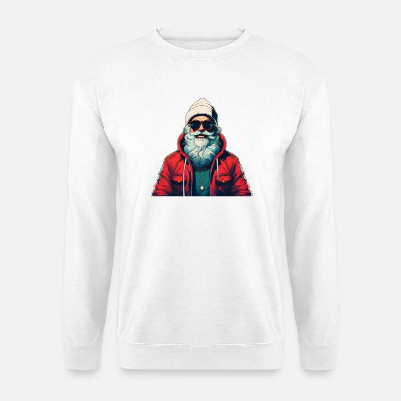 Weihnachtsmann Urban - Unisex Pullover - Weiß
