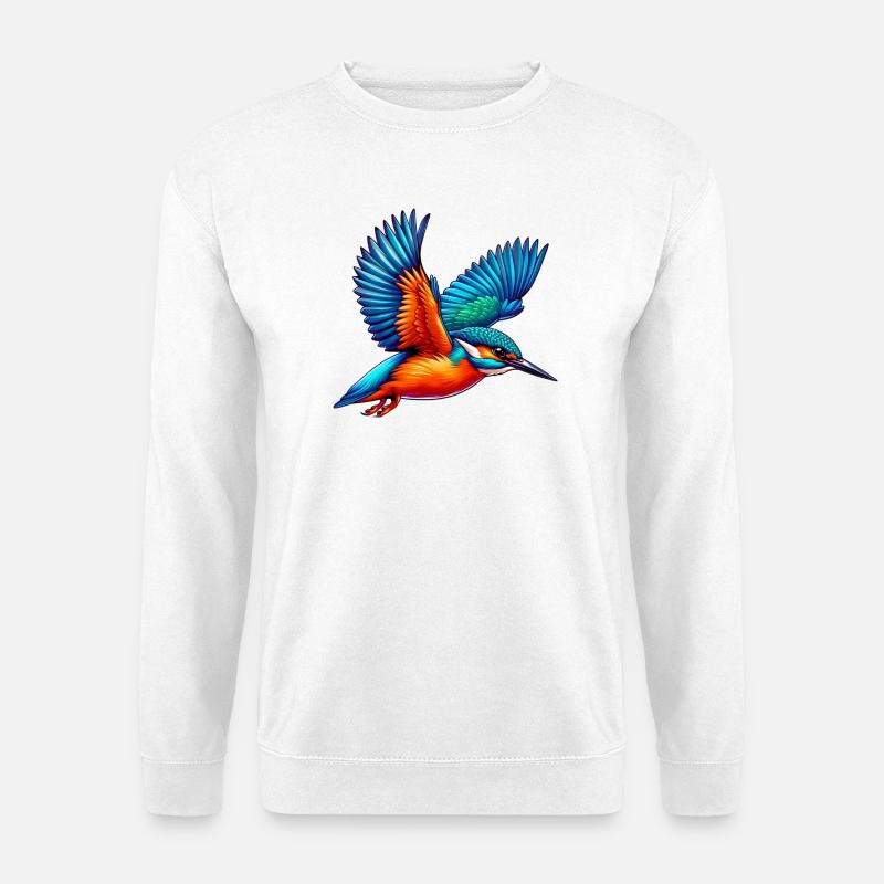 Eisvogel - Unisex Pullover - Weiß