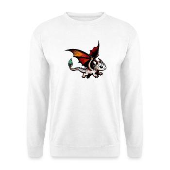Dragon - Sweat-shirt Unisexe - blanc - Devant