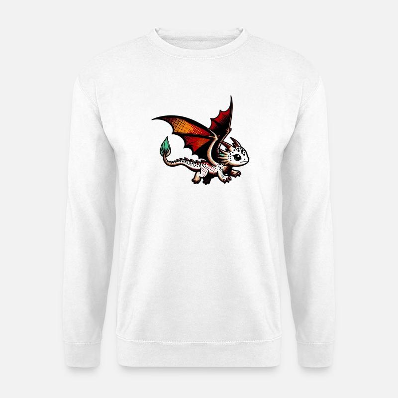 Drache - Unisex Pullover - Weiß