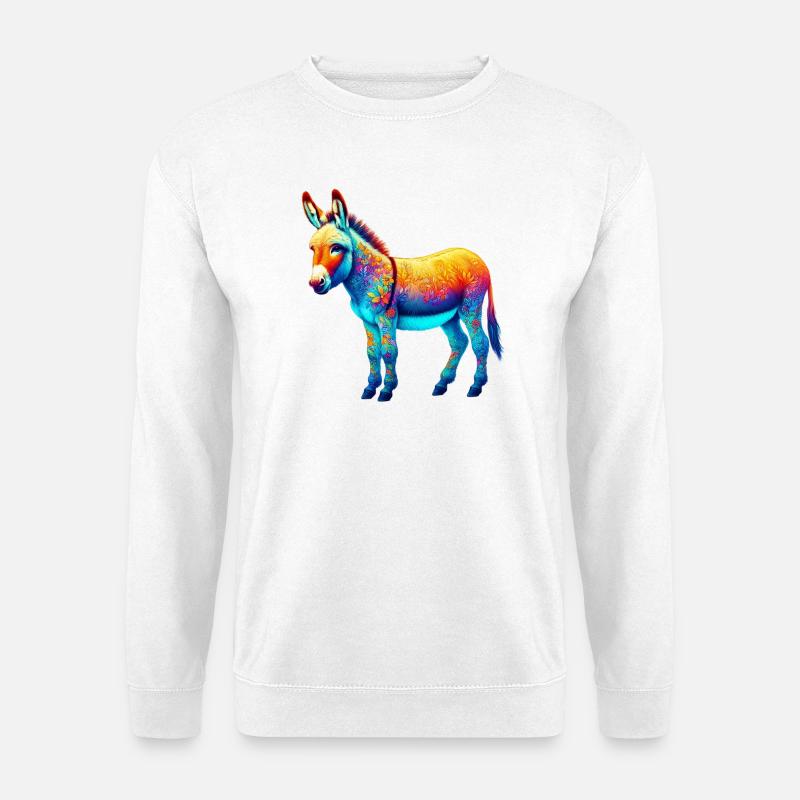 Donkey Mule - Unisex Sweatshirt - white