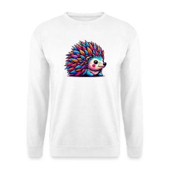Hérisson - Sweat-shirt Unisexe - blanc - Devant