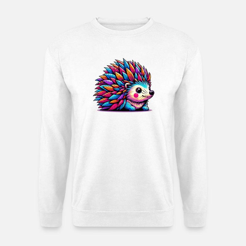 Igel - Unisex Pullover - Weiß