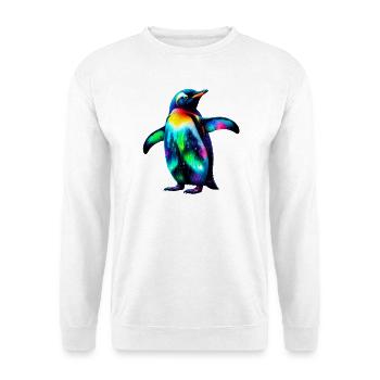 Pingouin - Sweat-shirt Unisexe - blanc - Devant