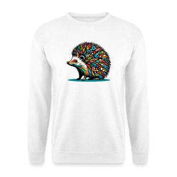 Hérisson - Sweat-shirt Unisexe - blanc - Devant