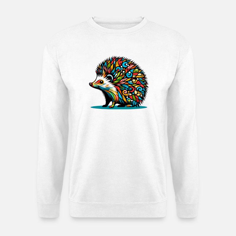 Hedgehog - Unisex Sweatshirt - white