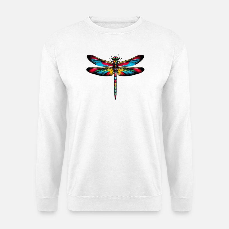 Libelle - Unisex Pullover - Weiß